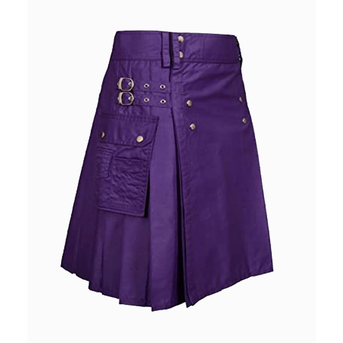 Purple Utility Kilt For Men And Women-Kilt For Sale-Mearsure To Order ...
