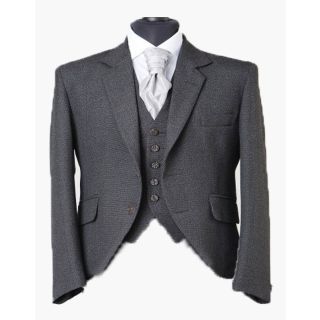 Charcoal Glen Orchy Tweed Jacket & Waistcoat
