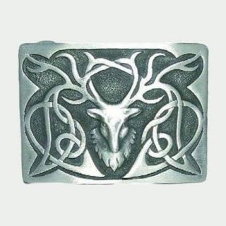 Enamel Stag Buckle Style 