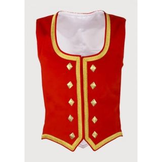 Red Highland Dancing Waistcoat For Sale