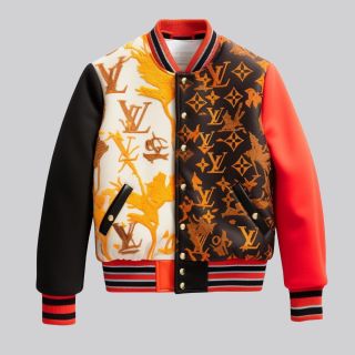 Louis Vuitton Multi Style Letterman Jacket With Chenille Embroidery