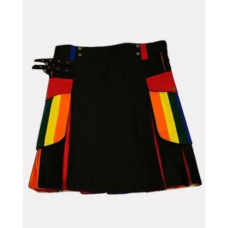 LGBTQ Pride Rainbow Kilt for Woman - Liberty Kilts