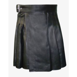 Side Belted Leather Kilt - Liberty Kilts